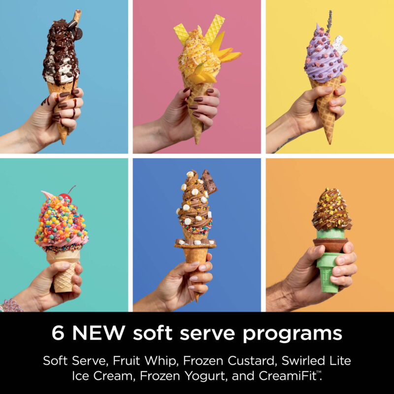 Ninja Swirl™ by CREAMi® Soft Serve and Ice Cream Maker, 13 One-Touch Programs, NC701 - Image 4