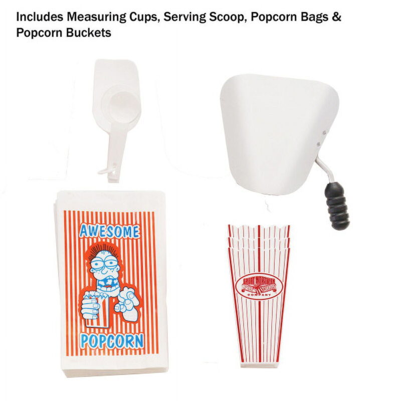 Great Northern Popcorn 10 oz Popper Machine with Accessories, Black - Image 4
