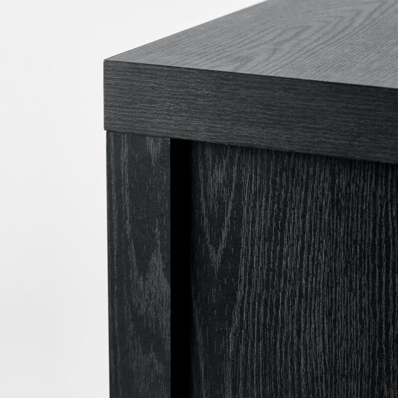 Better Homes & Gardens Ezra TV Stand for TV's up to 70", Rich Black finish - Image 7