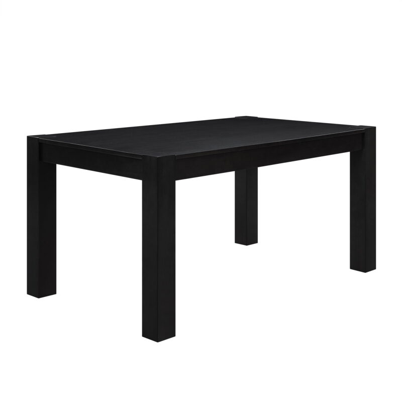 Better Homes & Gardens Bryant 58.5 in Rectangle Solid Wood Construction Dining Table, Charcoal - Image 2