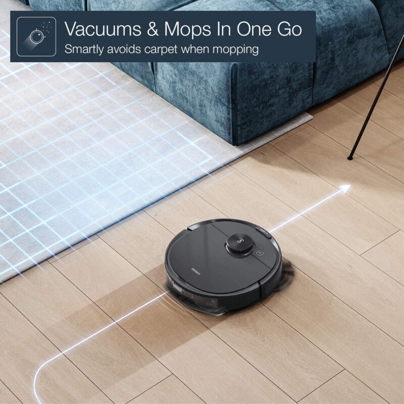 ECOVACS DEEBOT N8+ Vacuum & Mop Robot with Advanced Laser Mapping and Auto-Empty Station - Image 4