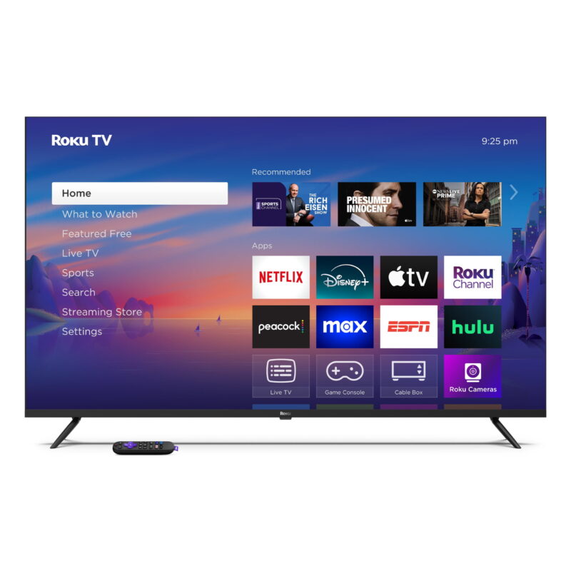 Roku Smart TV 2025 – 55-Inch Select Series, 4K HDR TV – Roku TV with Enhanced Voice Remote - Image 7