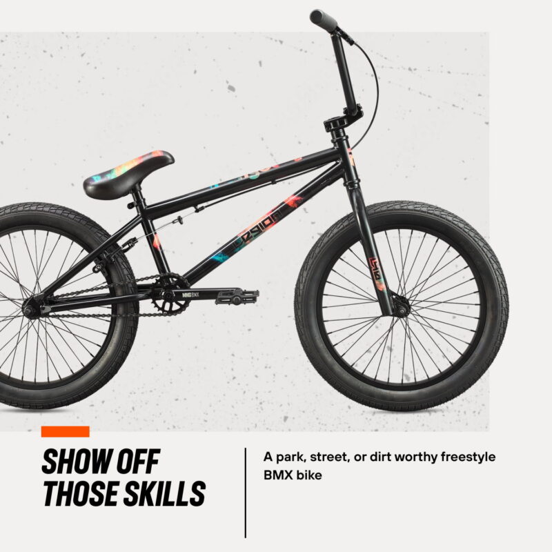 Mongoose Legion L40 Freestyle BMX Bike, 20" Wheels, Ages 8 and up, Black - Image 4