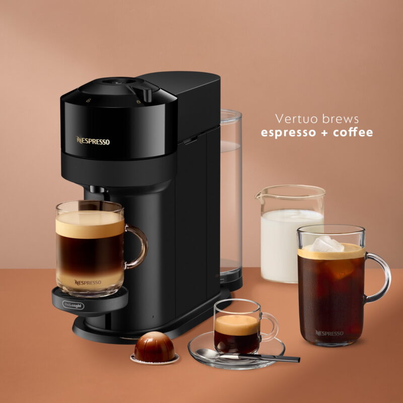 Nespresso New Vertuo Next 19-Bar, 1-Cup Black Espresso Machine - Image 3