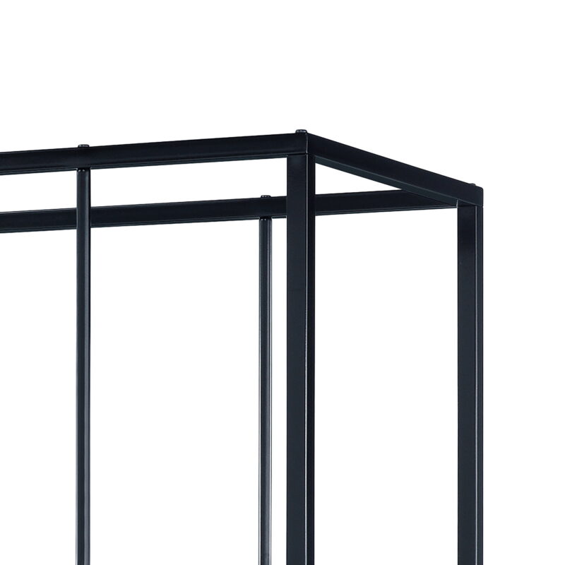 Furniture of America Harper 5-Shelf Bookcase, Black - Image 5