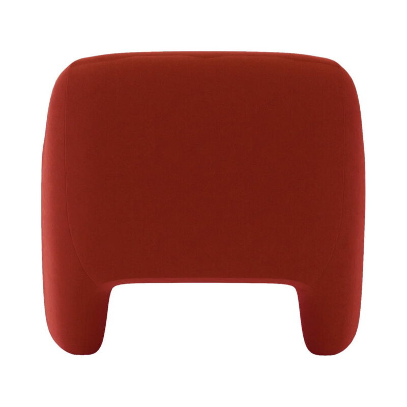 Better Homes & Gardens Emerson Curvy Accent Chair, Rustic Red Velvet - Image 5