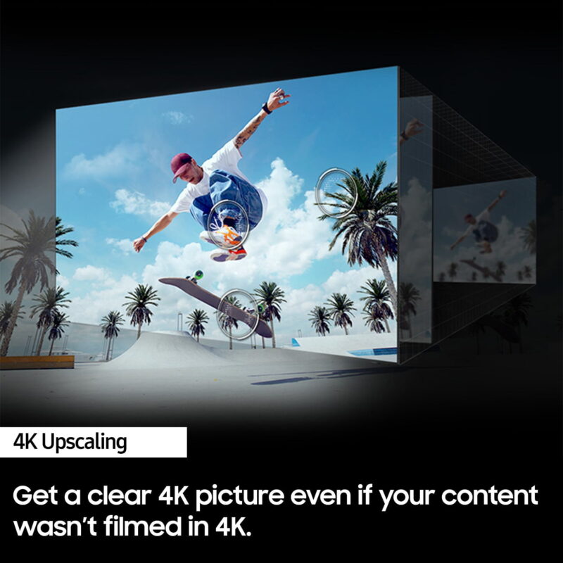 SAMSUNG 55” Class DU7200B Crystal UHD 4K Smart TV UN55DU7200BXZA 2024 - Image 3