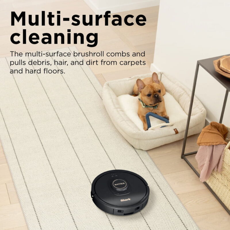 Shark Matrix™ Robot Vacuum, No Spots Missed, Precision Home Mapping, Perfect for Pet Hair, Wi-Fi, AV2310, New - Image 3