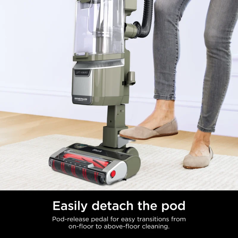 Shark Upright Vacuum, Rotator Pet Lift-Away ADV, Pet Friendly, Bagless, DuoClean PowerFins HairPro Brushroll, HEPA Filter, Hard Floor and Carpet, Swivel Steering, LED Lights, LA700, Sage - Image 6