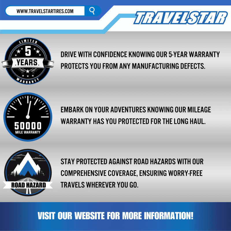 Travelstar EcoPath A/T 255/70R16 111T SUV All Terrain Tire 255/70/16(Tire Only) - Image 4