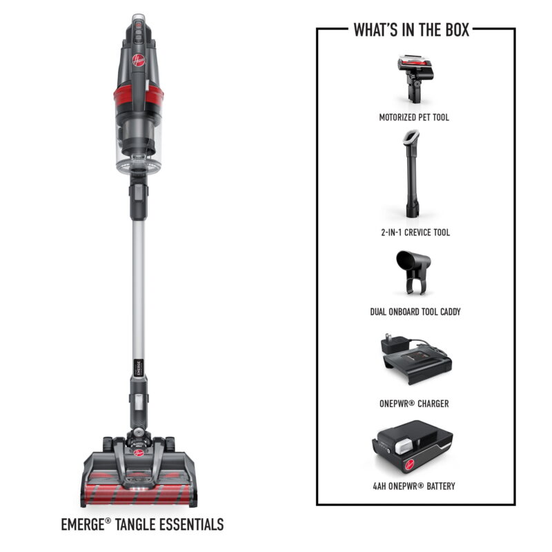 Hoover ONEPWR Emerge Pet Cordless Stick Vacuum – All-Terrain Dual Brush, Powerful Suction, BH53612V - Image 3