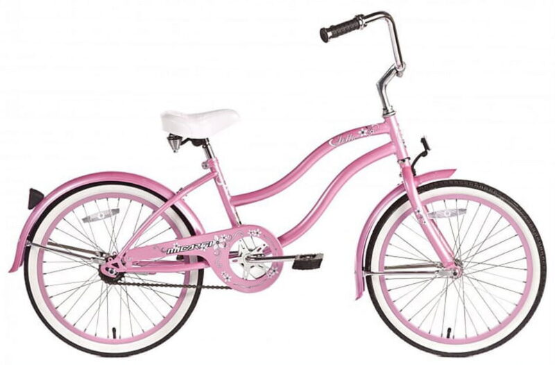 Micargi JETTA 20' Beach Cruiser Coaster Brake Single Speed Stainless Steel Spokes One Piece Crank Alloy Pink Rims 36H Color: pink - Image 2