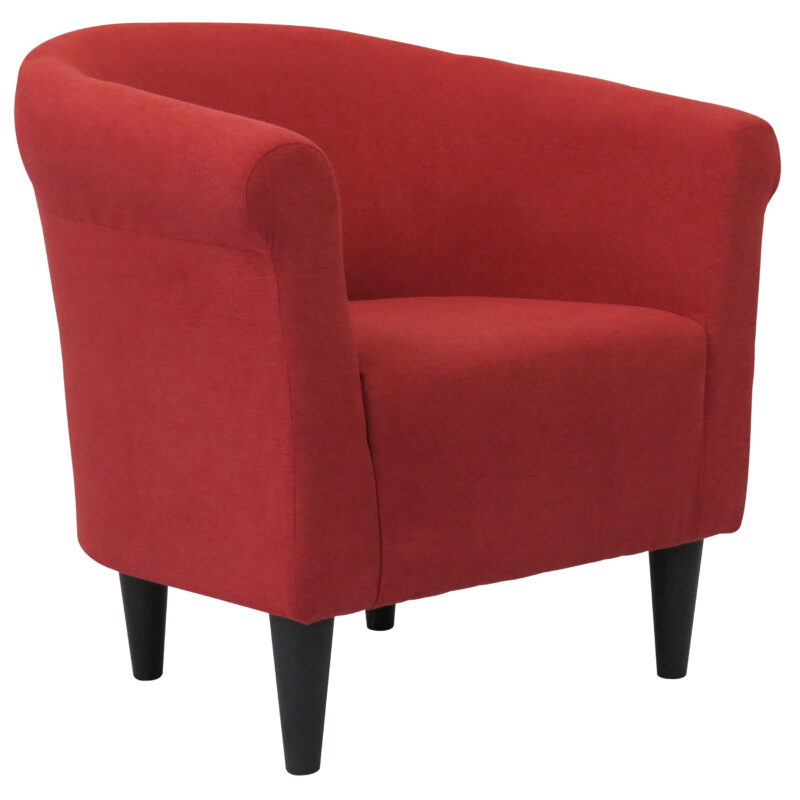 Fox Hill Trading Newport Club Chair, Marsala Red - Image 2