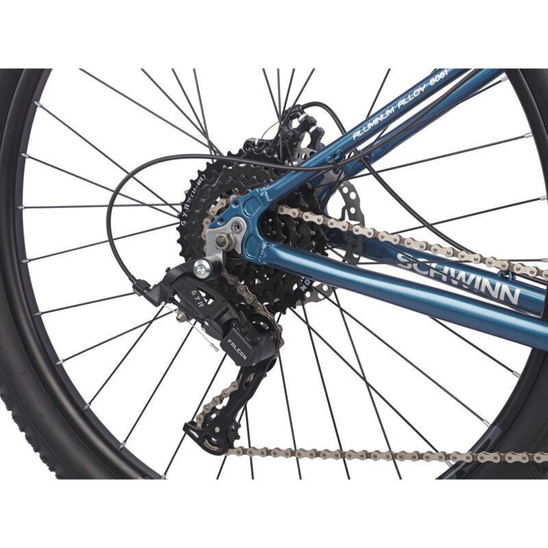 Schwinn Axum Sport Adult Men's 27.5-in. Mountain Bike, Medium Frame, Blue Bicycle - Image 7