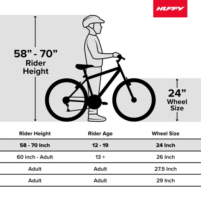 Huffy Carlisle Girls Cruiser Bike, 24" Wheels, Basket, Comfort Saddle, Gray - Image 3