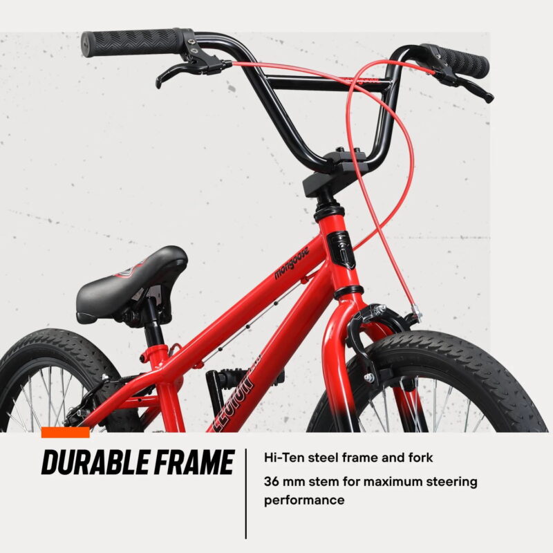 Mongoose Legion LXS Kid's Freestyle BMX Bike, 20" Wheels, Ages 8 and up, Red - Image 6