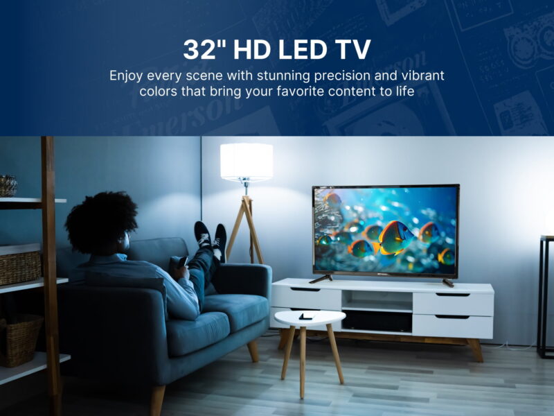 Emerson 32" 720P LED TV with Remote Control & TV Stand, ET-3200 - Image 3