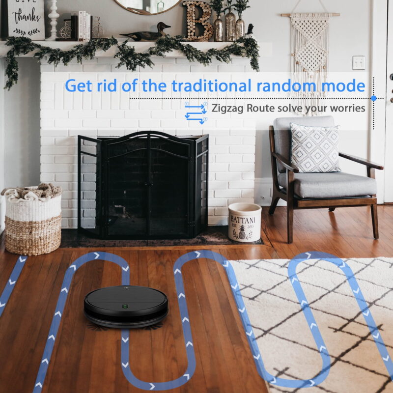 ONSON Robot Vacuum Cleaner, 2 in 1 Mop Combo for Pet Hair, Hard Floor - Image 3