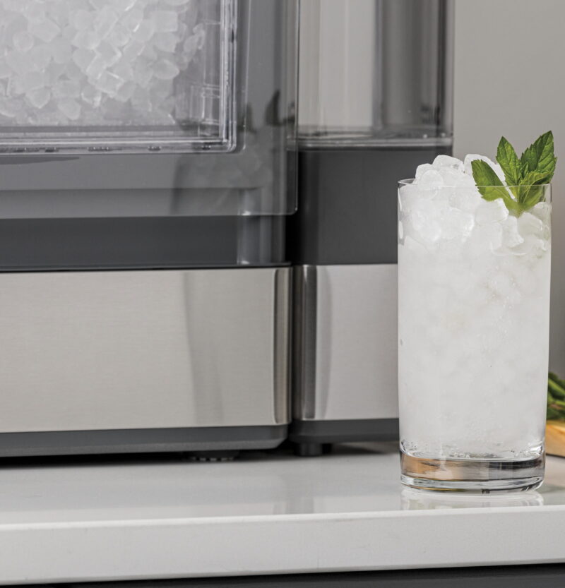 GE Profile™ Opal™ Nugget Ice Maker + Side Tank, Countertop Icemaker, Stainless Steel, 24lbs Daily Ice Production - Image 2
