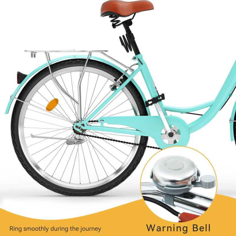 Dextrus 24'' Womens Classic Beach Cruiser Bike - Image 6