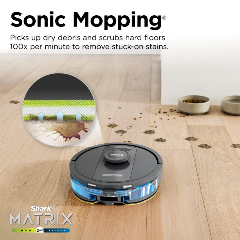 Shark IQ 2in1 Self-Empty Robot Vacuum & Mop, 30-Day Capacity, Precision Home Mapping, Sonic Mopping - Image 4