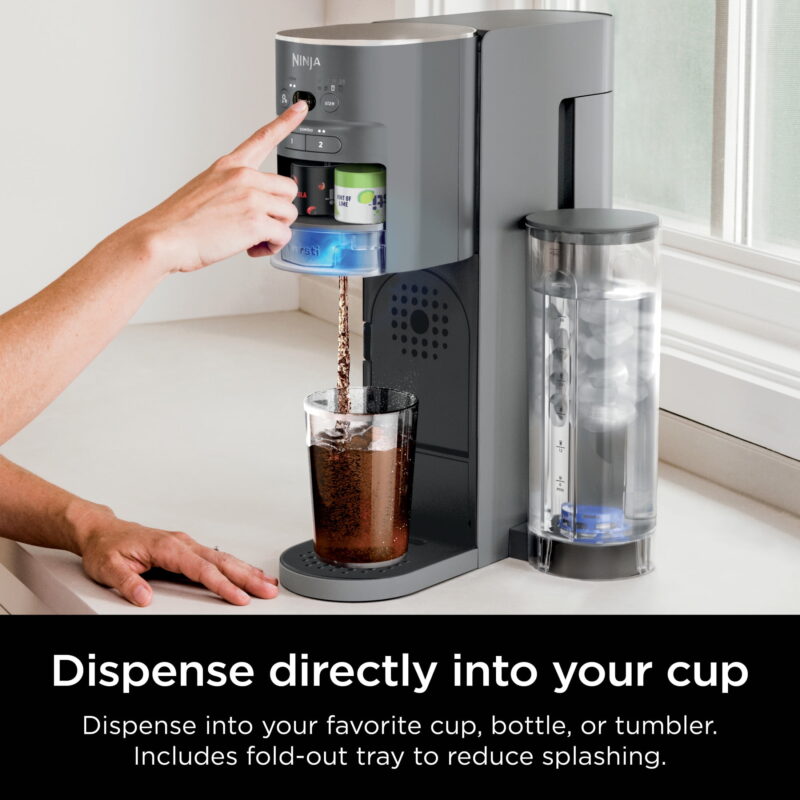 Ninja Thirsti Drink Maker-  Still & Sparkling Custom Drink Kit with CO2 Canister, Flavors, & 48oz Reservoir - Image 5