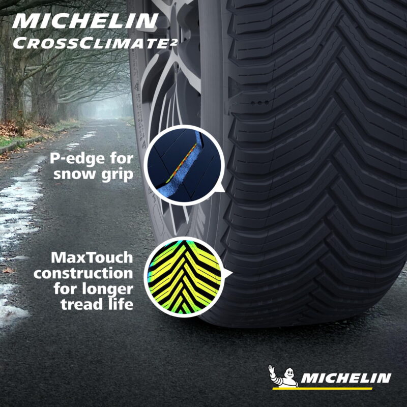 Michelin CrossClimate2 All-Season 205/55R17/XL 95V Tire - Image 6