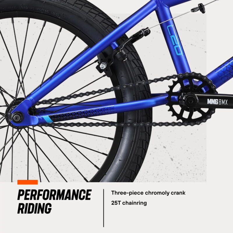 Mongoose Legion L20 Freestyle BMX Bike, 20- in Wheel, Ages 8 and up, Blue - Image 2
