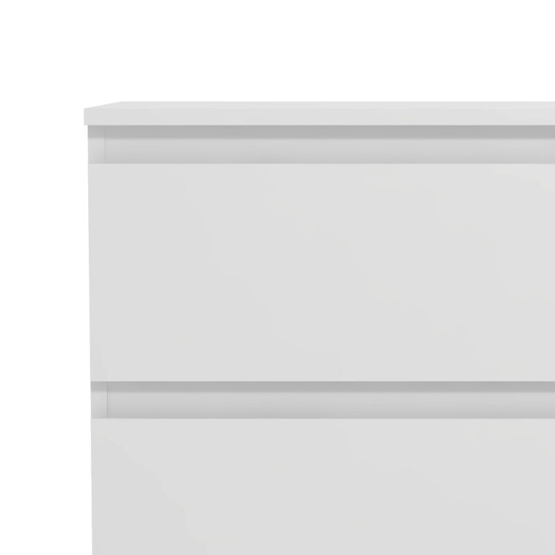 Brindle 6 Drawer Dresser, Matte White, by Hillsdale Living Essentials - Image 4