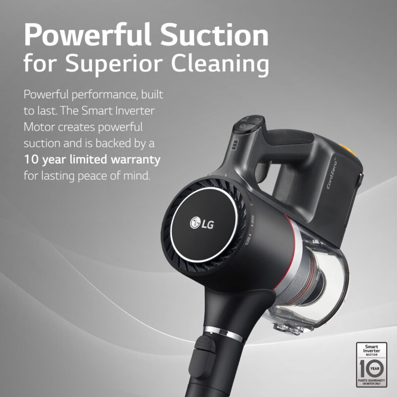 Restored LG Cord Zero A9 Cordless Stick Vacuum Cleaner - A916BM (Refurbished) - Image 4