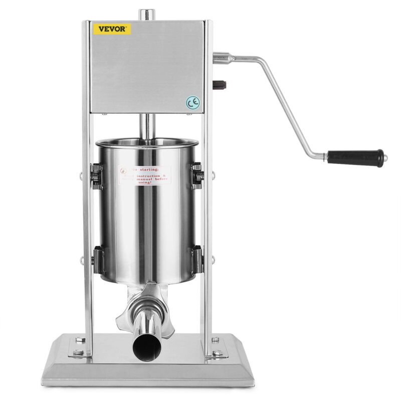 BENTISM 3L Manual Sausage Stuffer Maker Meat Filler Machine Stainless Steel - Image 5