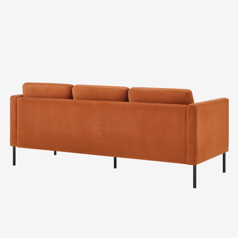 Better Homes & Gardens Wyatt Velvet Sofa, Copper Pipe - Image 4