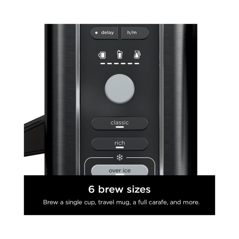 Ninja® Hot & Iced, Single Serve or Drip Coffee Maker with Rapid Cold Brew 10 Cup Glass Carafe, CM360 - Image 5