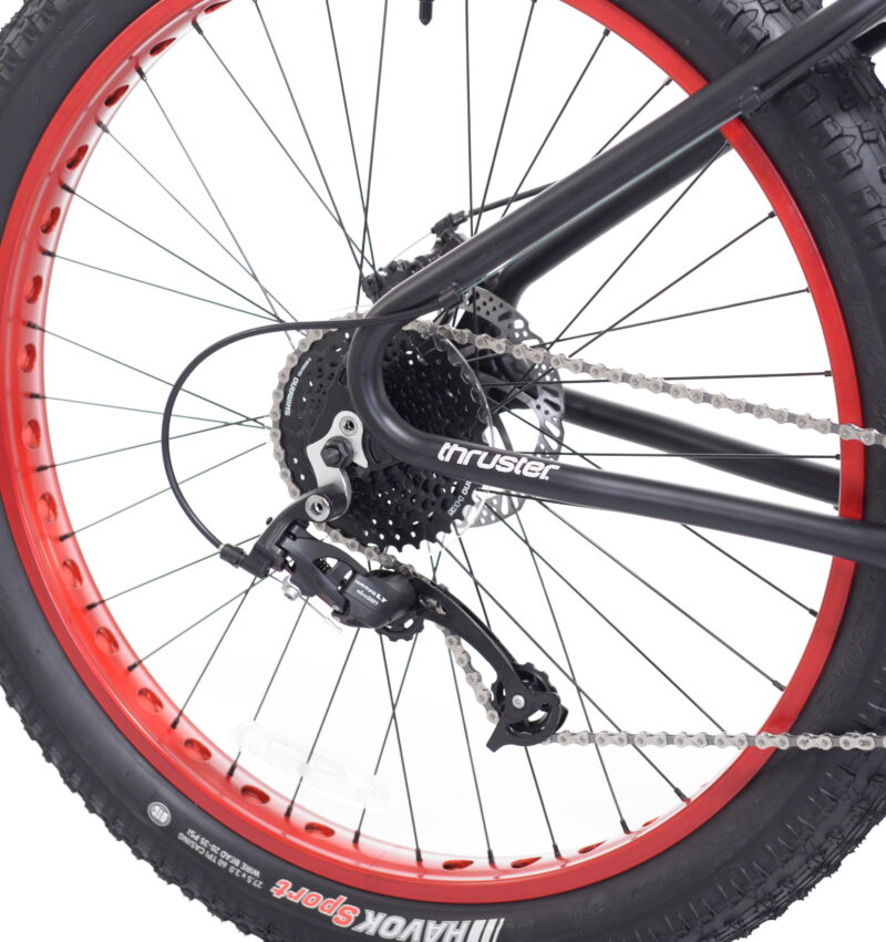 27.5" Thruster Retrograde Adult Bicycle, Black - Image 5