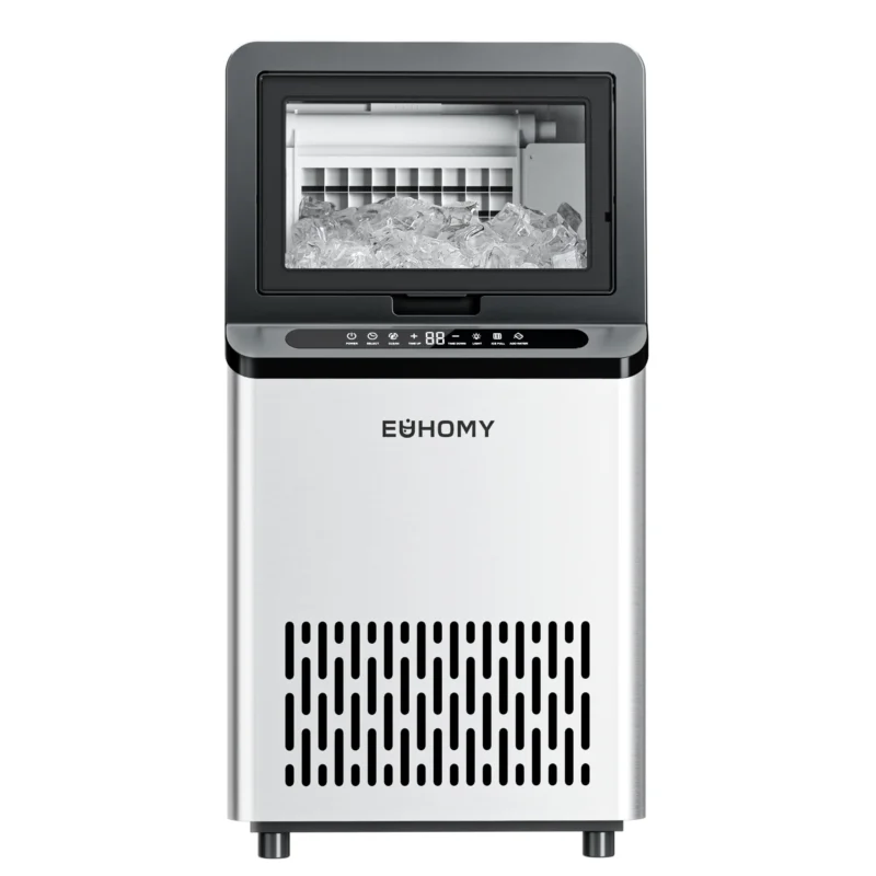 EUHOMY Commercial Ice Maker Machine, 100lbs/24H Stainless Steel Under Counter Ice Machine - Image 2