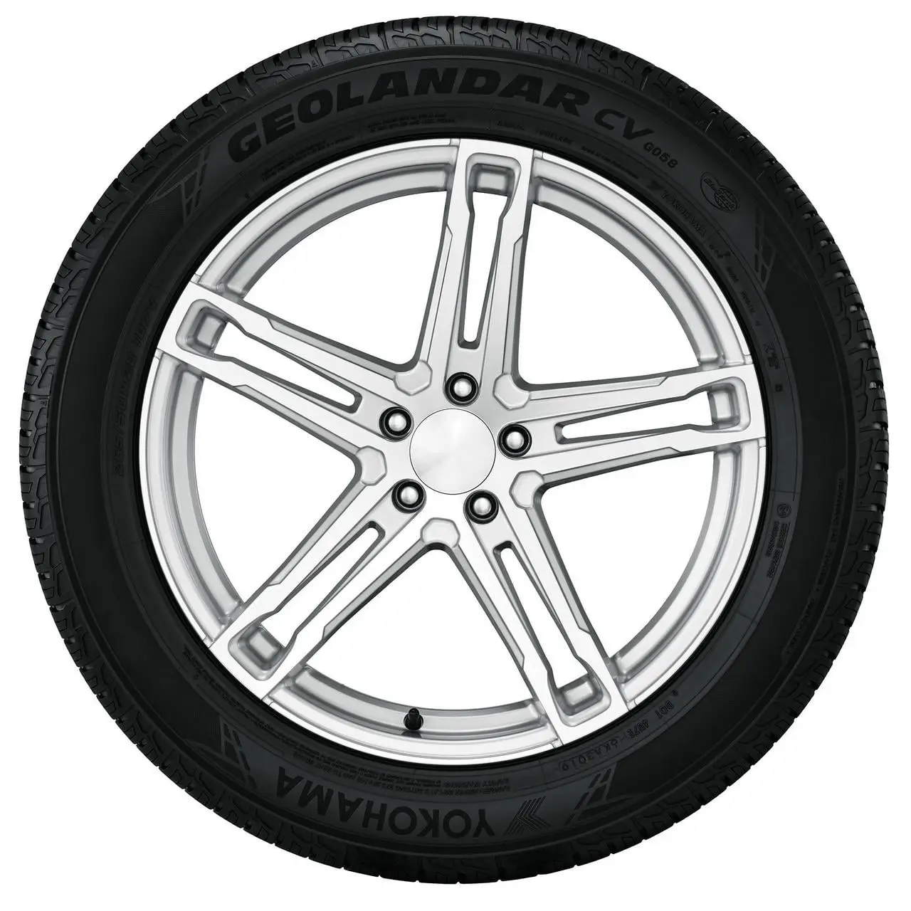 Yokohama Geolandar CV G058 All Season 235/50R19 99V XL SUV/Crossover Tire 2 Yokohama Geolandar CV G058 All Season 235/50R19 99V XL SUV/Crossover Tire - Image 2