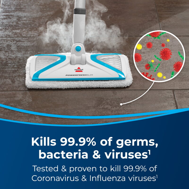 BISSELL PowerFresh Slim Steam Mop 3-in-1 Detachable Handheld Steam Cleaner for Tile, Grout, Windows, Bathrooms, Kitchens, 2075A - Image 4