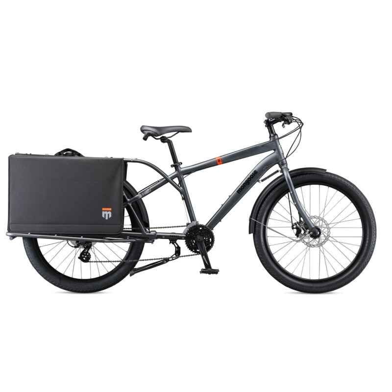 Mongoose Envoy Adult Cargo Bike, Large Frame, Ages 14 and up, Grey - Image 2