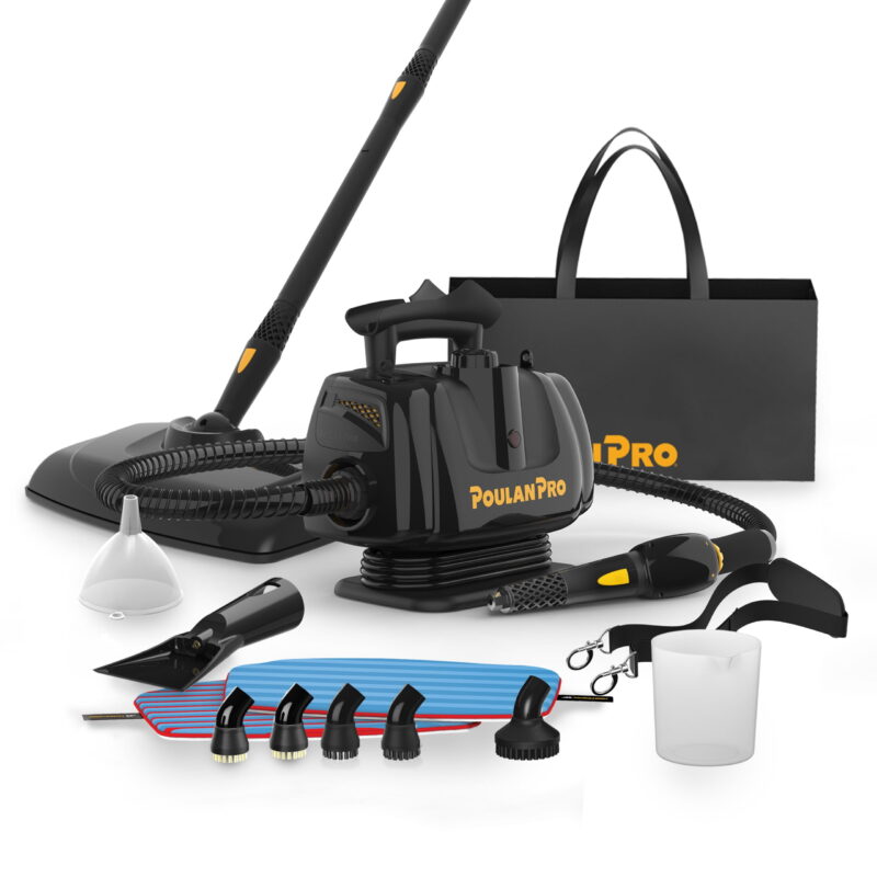 Poulan Pro PP270 Portable Power Steam Cleaner, 25 fl oz Water Tank, Black - Image 5