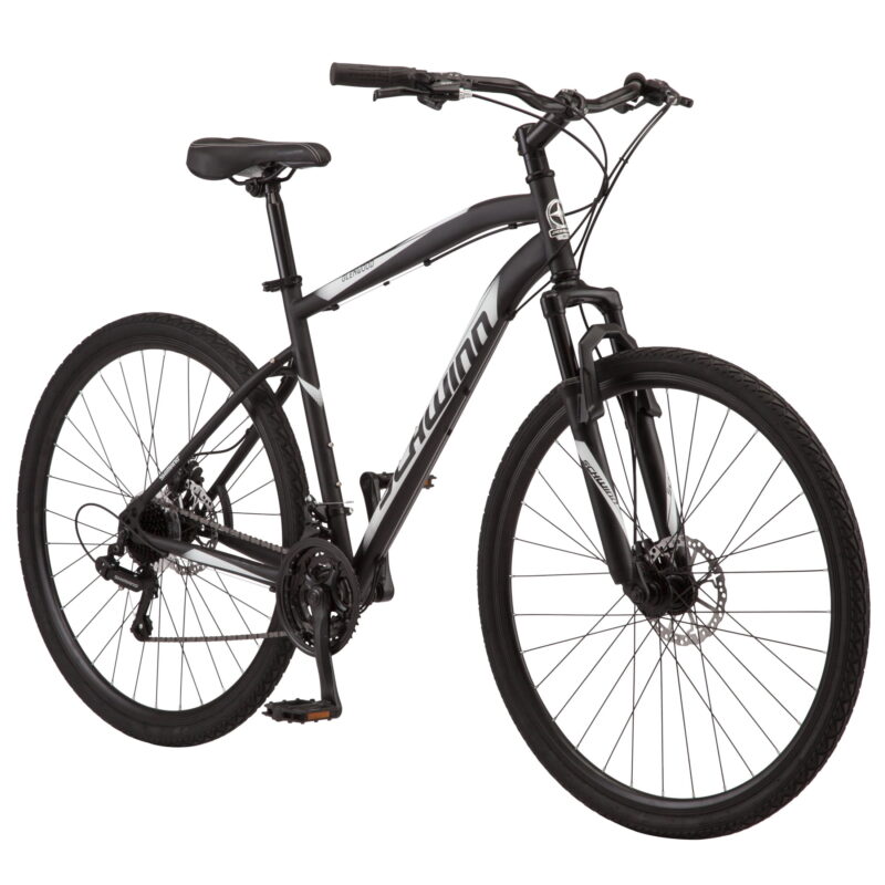 Schwinn 700c Glenwood Hybrid Bike, Adults +14 Years, Black, 21 Speeds - Image 2