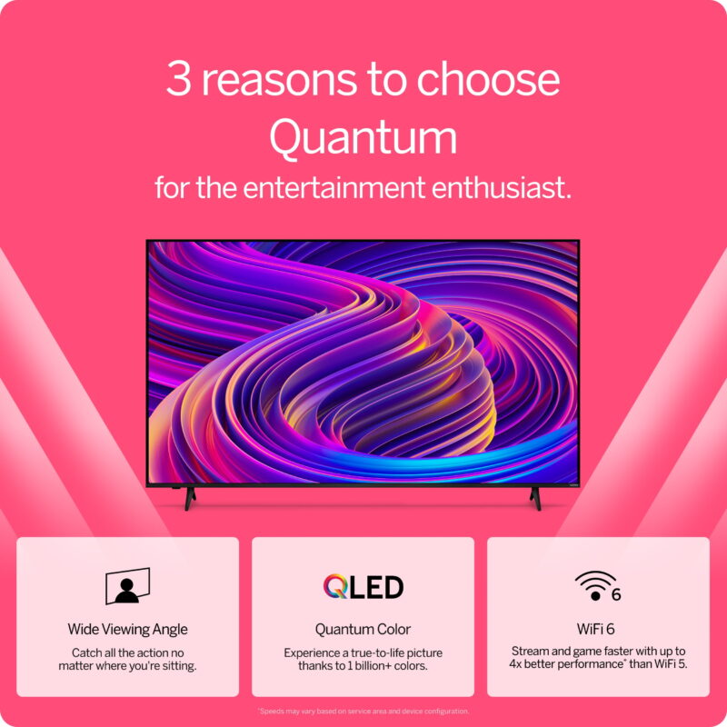 VIZIO 55" Class Quantum 4K QLED HDR Smart TV (NEW) M55Q6-L4 - Image 4