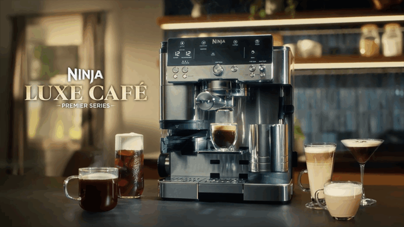 Ninja Luxe Cafe Premier Series, Espresso Machine and Drip Coffee Maker with integrated Coffee Grinder and Milk Frother, Stainless Steel, ES601 - Image 2