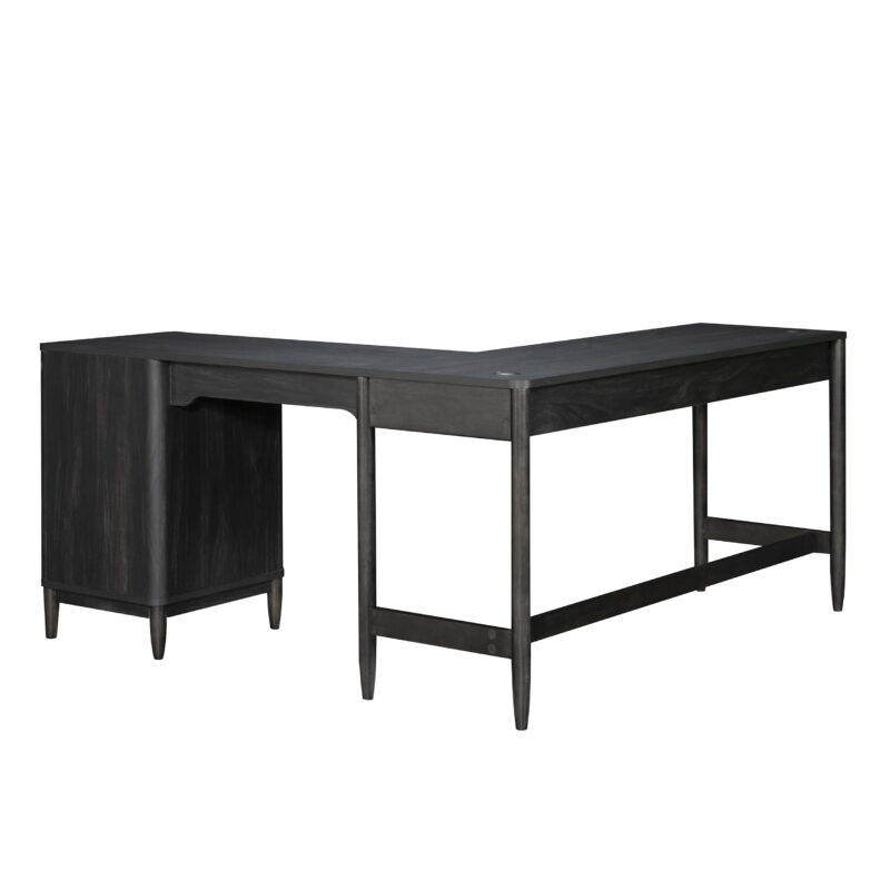 Better Homes & Gardens Springwood L-Shape Desk, Charcoal Finish - Image 3