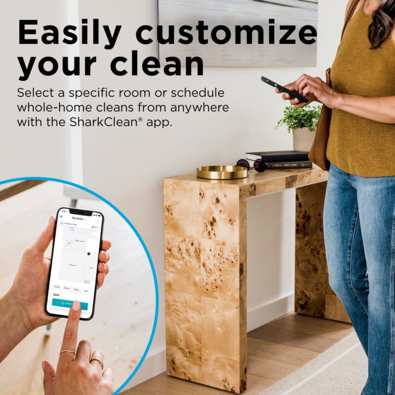 Shark Matrix™ Robot Vacuum, No Spots Missed, Precision Home Mapping, Perfect for Pet Hair, Wi-Fi, AV2310, New - Image 2