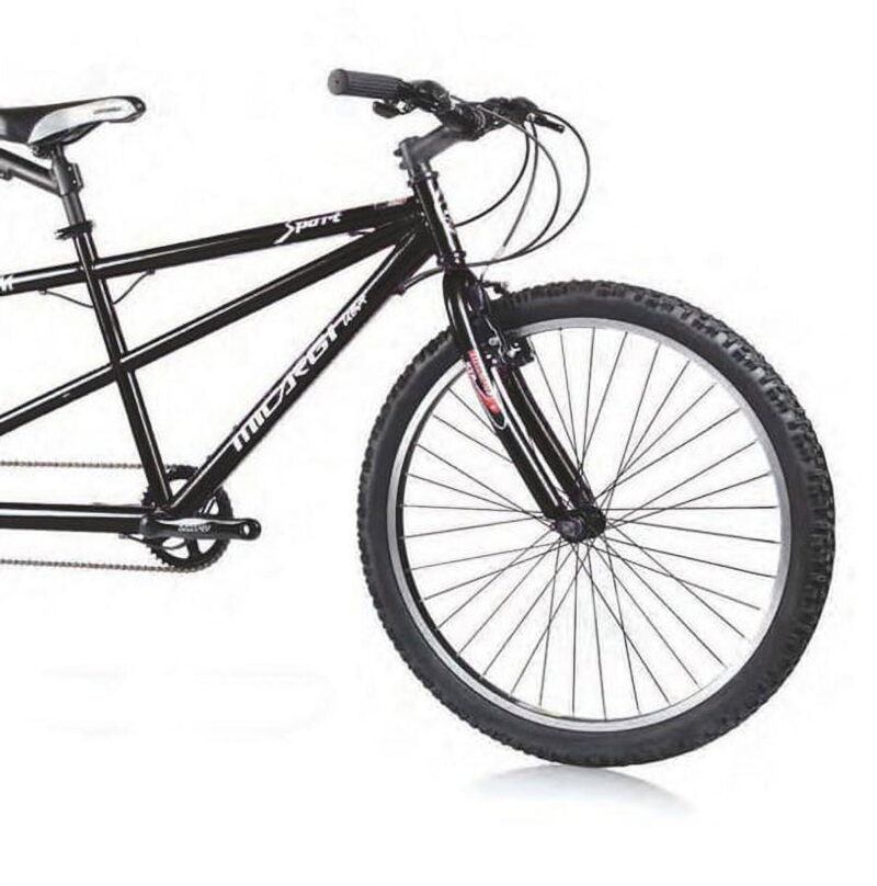 Wonder Wheels 26 In. Tandem Shimano 21 Speed Bicycle, Bike, Steel Frame Alloy Rims 36 H - Black - Image 2