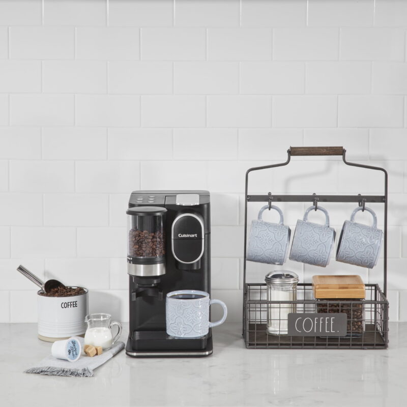 Cuisinart Grind & Brew Classic Black Single Serve Coffee Maker with Built-In Grinder - Image 7