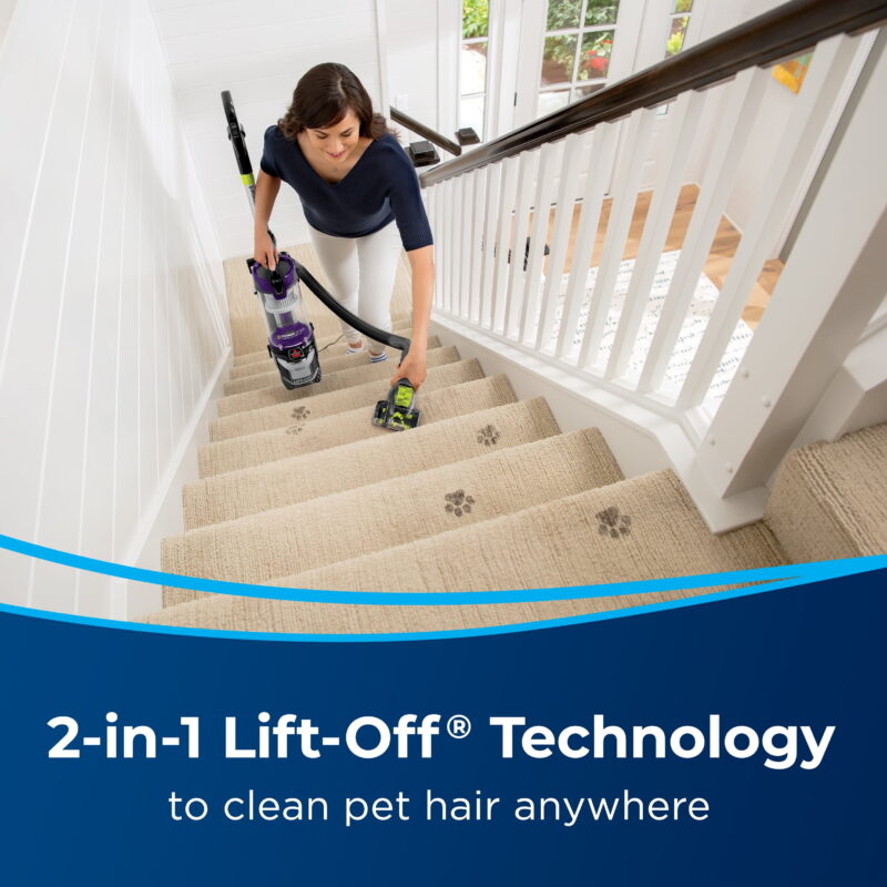 BISSELL PowerLifter Swivel Lift-Off Pet Upright Vacuum 2920F - Image 3