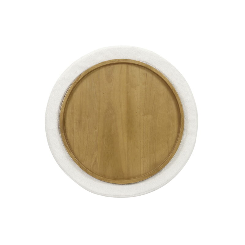 Beautiful Drew Stowaway Coffee Table with Storage by Drew Barrymore, Cream - Image 7