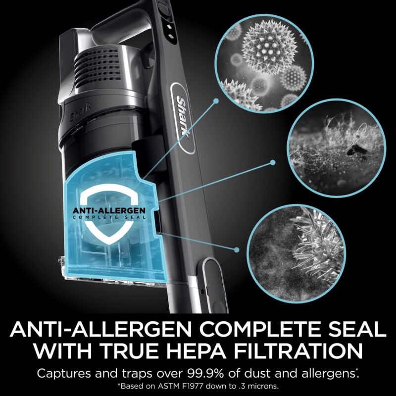 Shark® Cordless Pet Stick Vacuum for Carpet and Hard Floors with Anti-Allergen Complete Seal, IX140H - Image 6