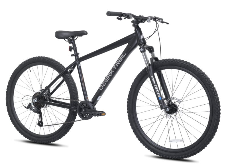 27.5" Ozark Trail Vibe Mountain Bicycle, Medium Frame, Fits Riders 5'3" - 5'8", Black, Adult - Image 2